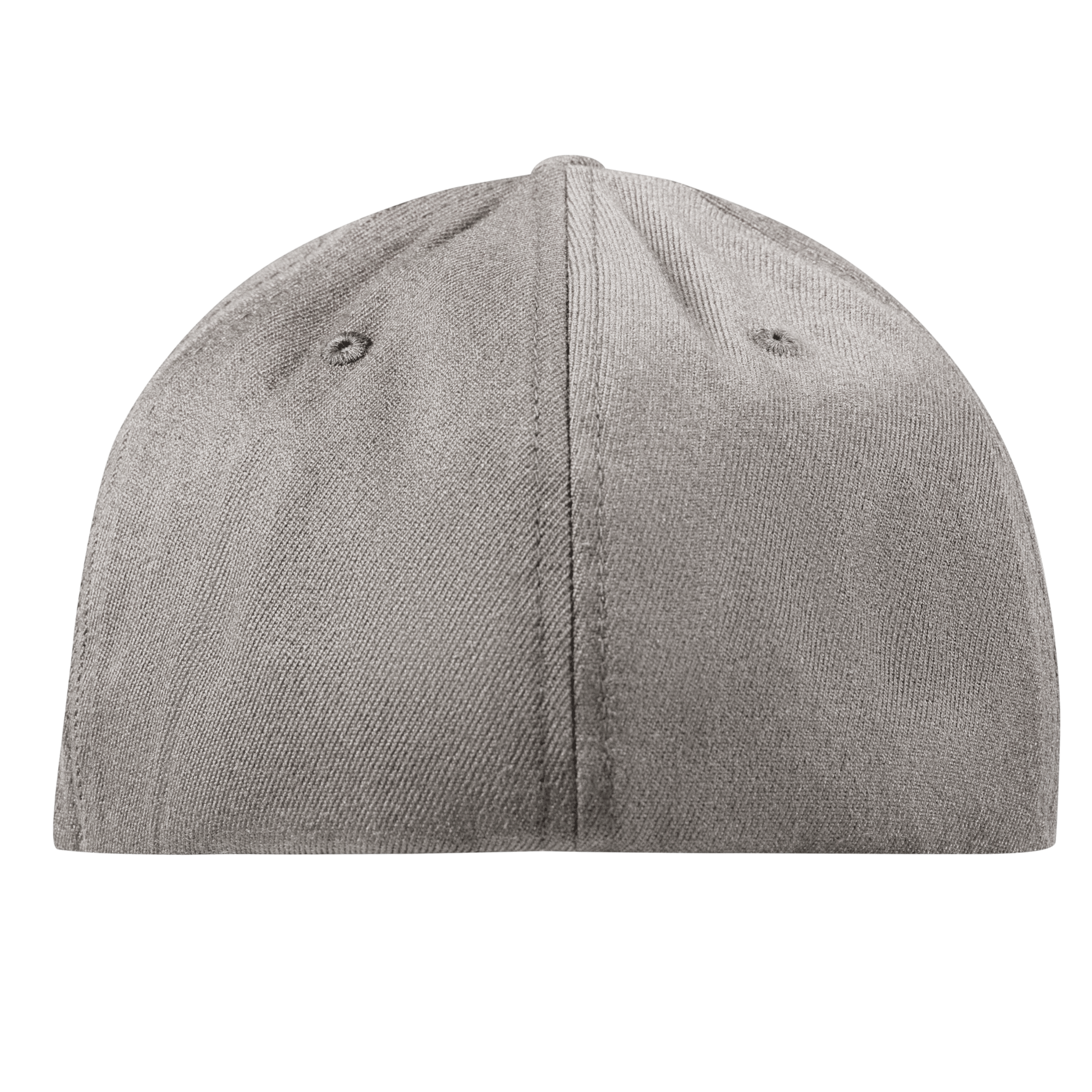 Sombrero Skull PVC Flexfit Fitted Back Heather Gray