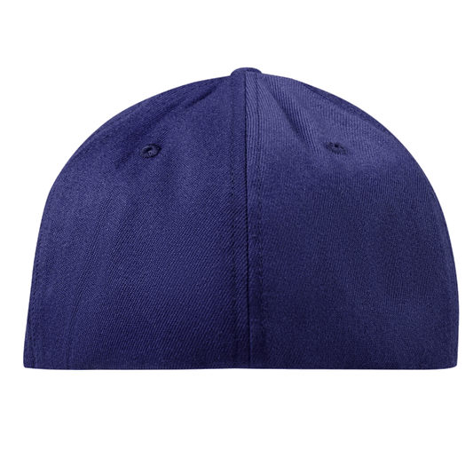 California Compass Flexfit Fitted Back Navy