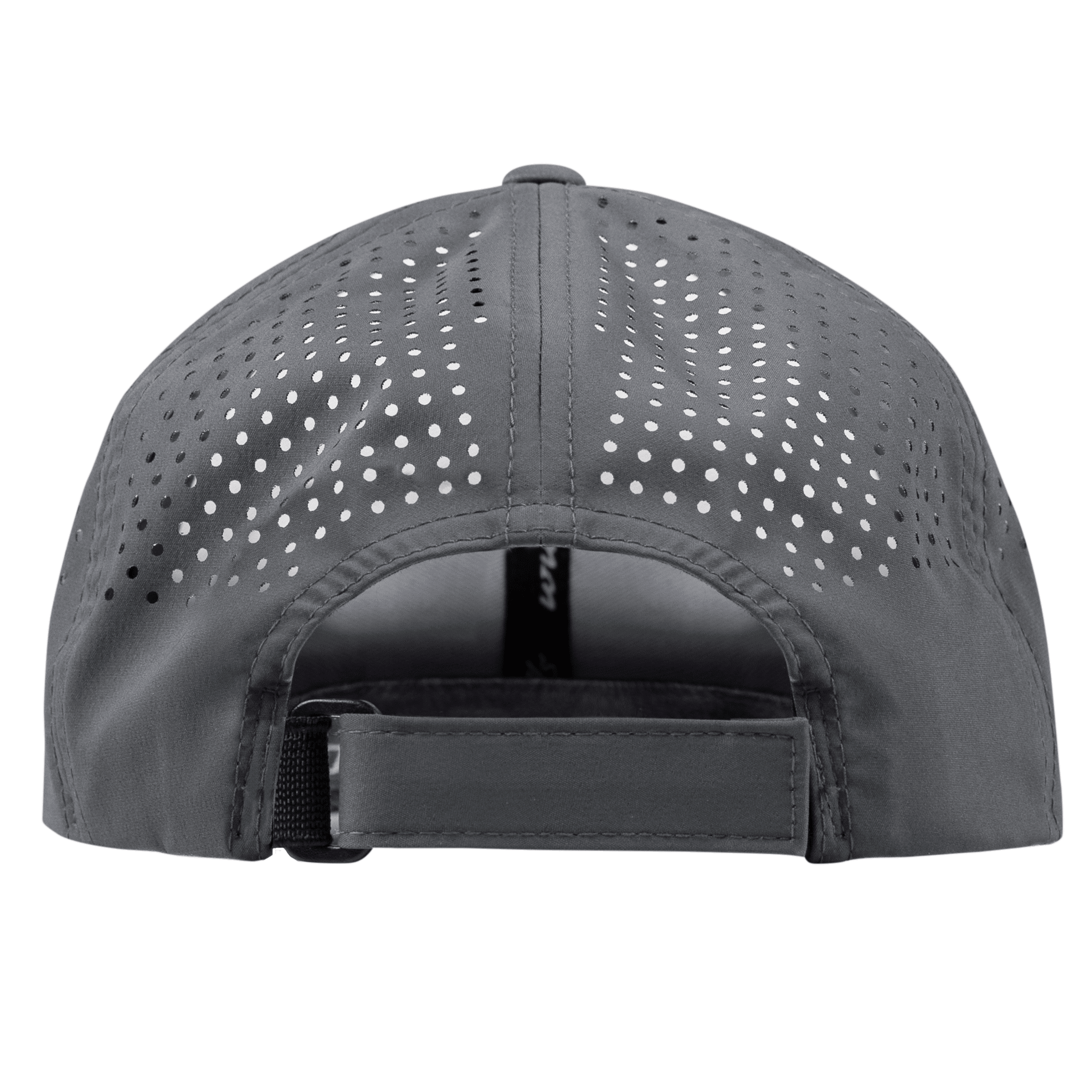 American Bison PVC Performance Dad Hat Back Slate