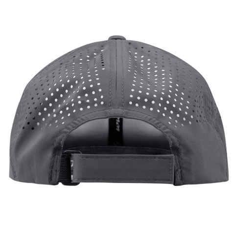 American Bison PVC Performance Dad Hat Back Slate