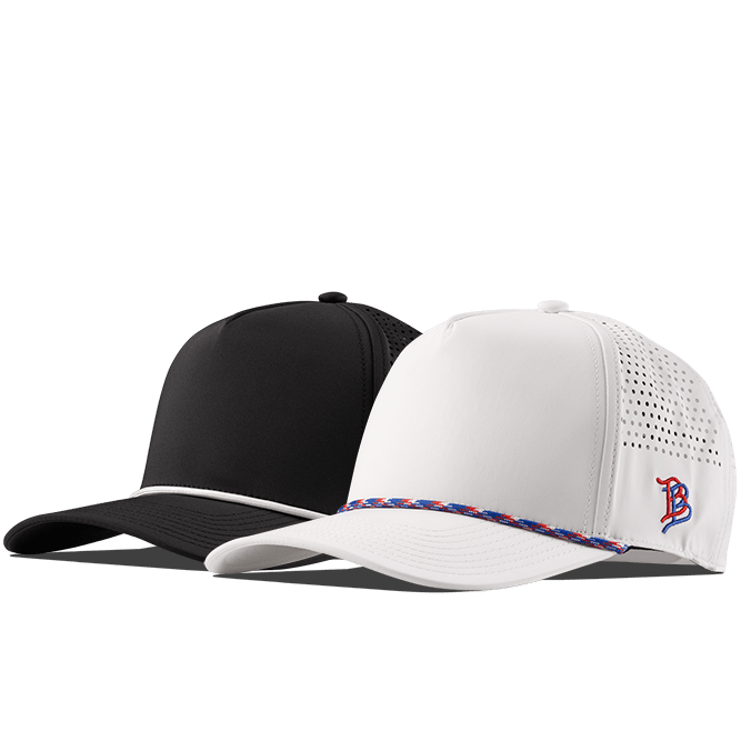 Bare Curved 5 Panel Performance 2-Pack Black/White + White/RWB