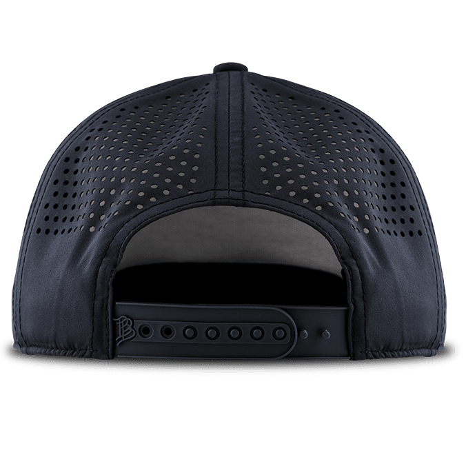 Indiana Stealth Curved 5 Panel Performance Back Black/White