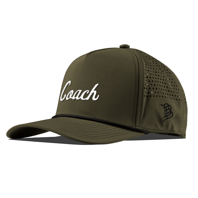 Coach Curved 5 Panel Performance front Loden/Black