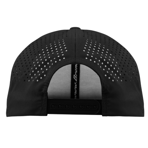 Thin Blue Line PVC Flat Performance Hat