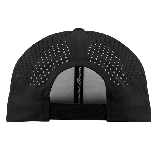 Thin Blue Line PVC Flat Performance Hat