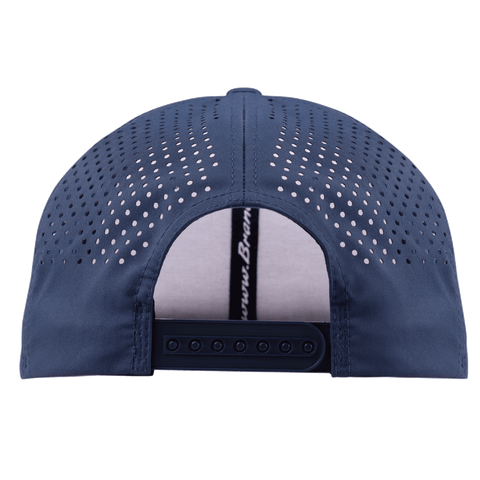 Thin Blue Line PVC Flat Performance Hat