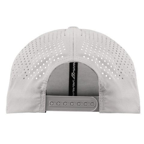 Wisconsin Stealth Flat Performance Back White