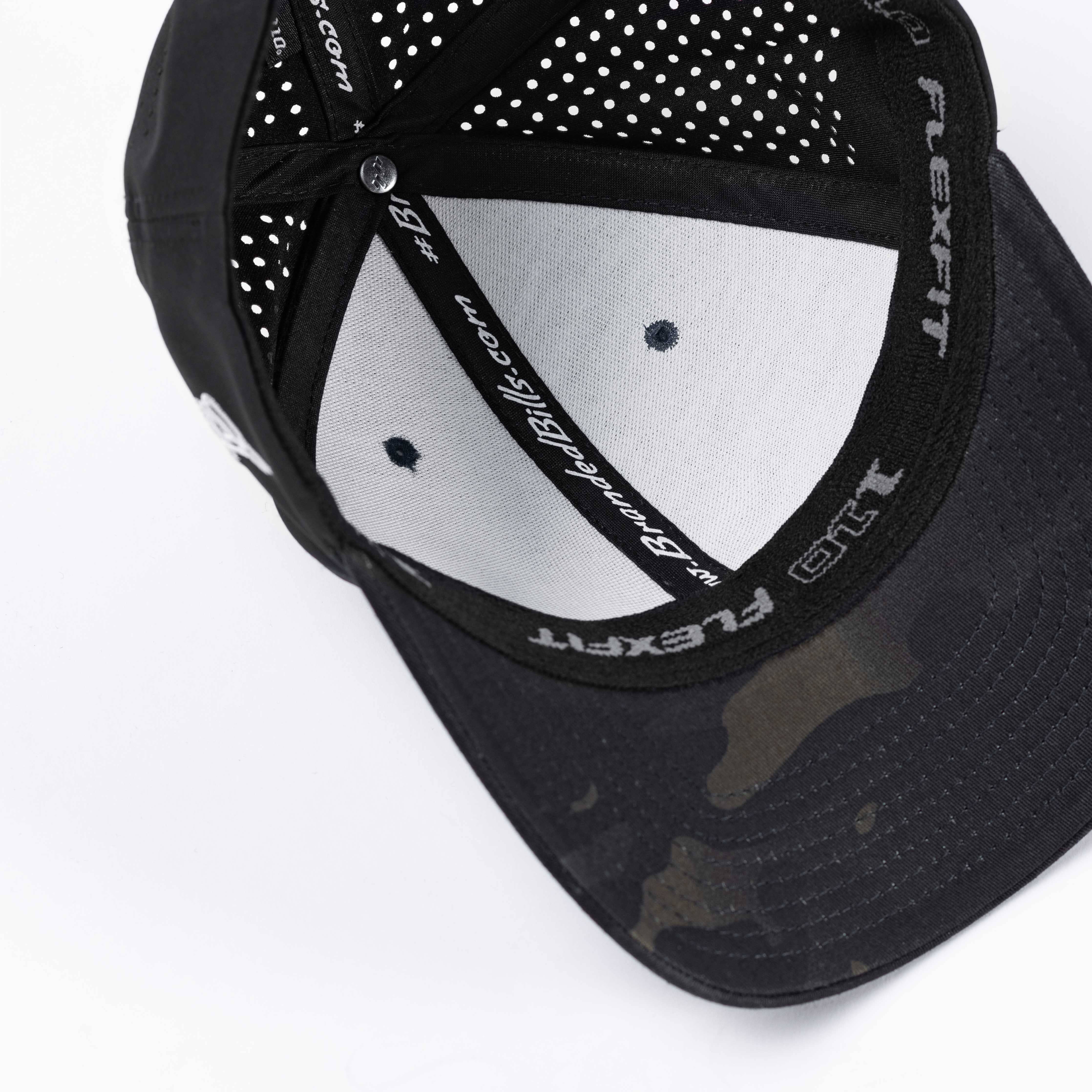 Bare Flat Performance Hat Inside Multicam