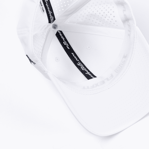 Bare Flat Performance Hat Inside White