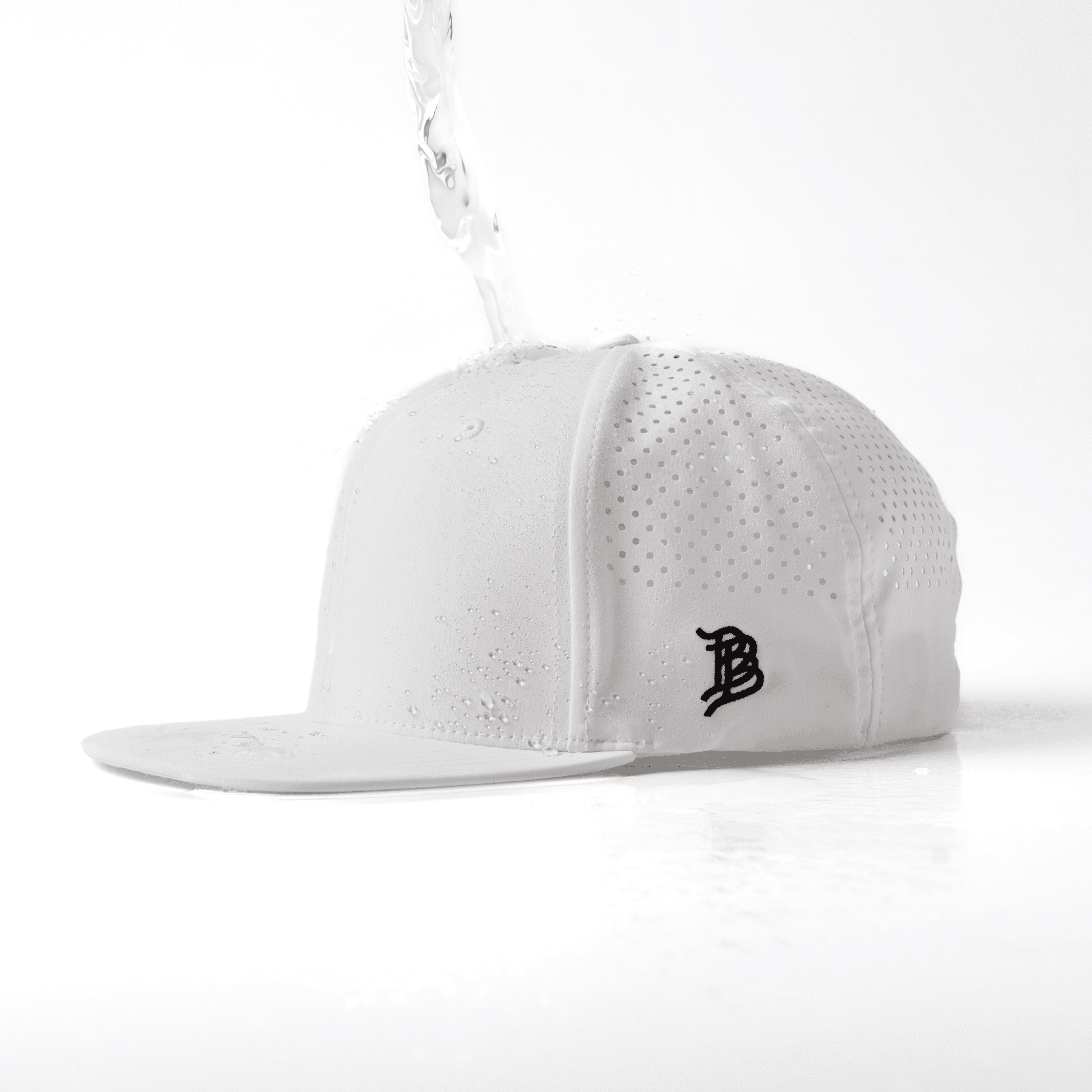 Bare Flat Performance Hat Wet White