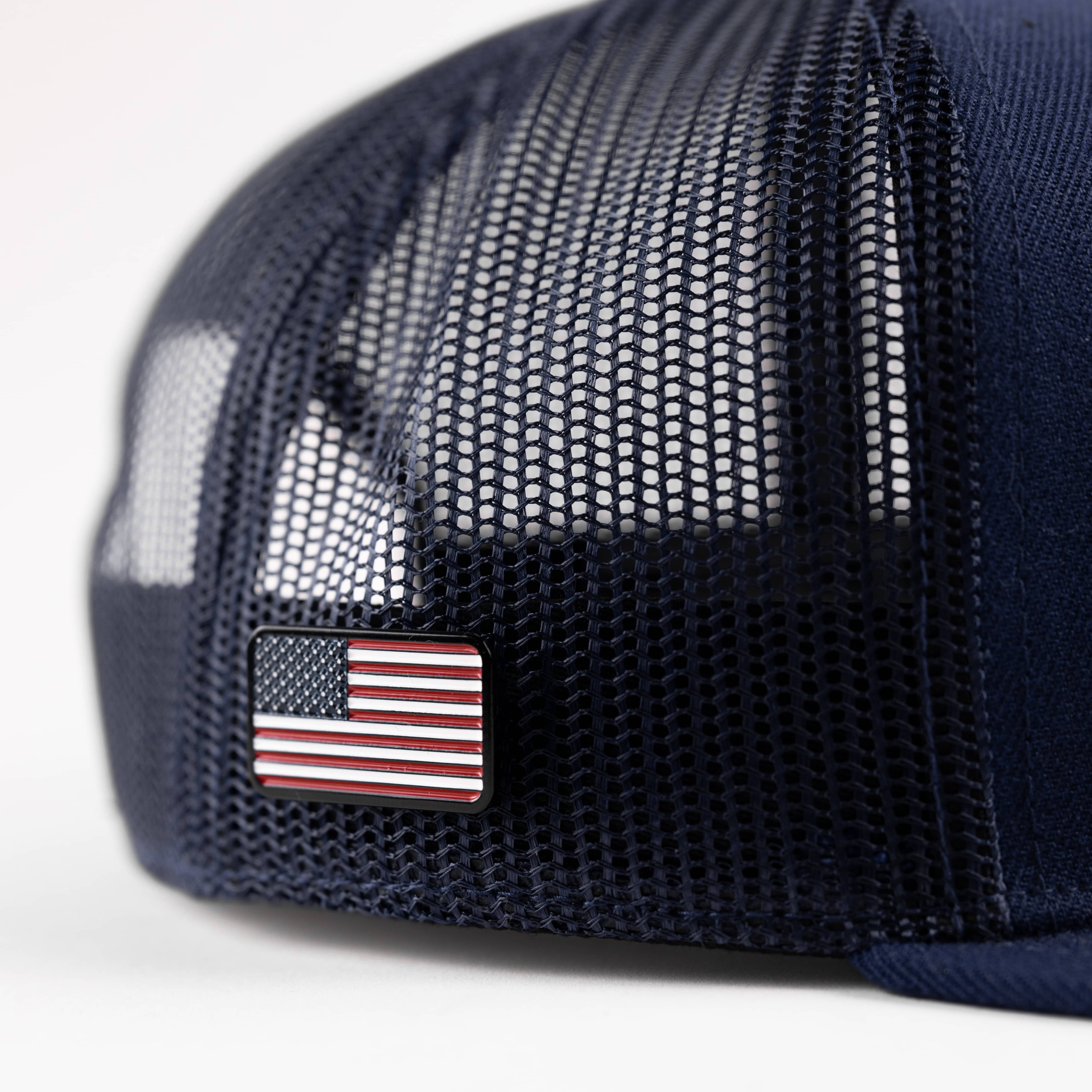 Branded Hat Pin 3-Pack - Old Glory Hat Pin on Trucker