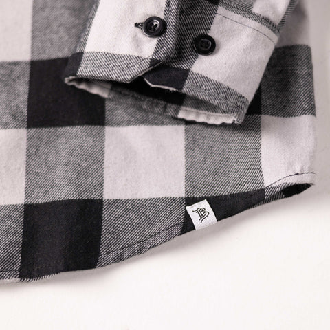 Journeyman Flannel Hem Gray