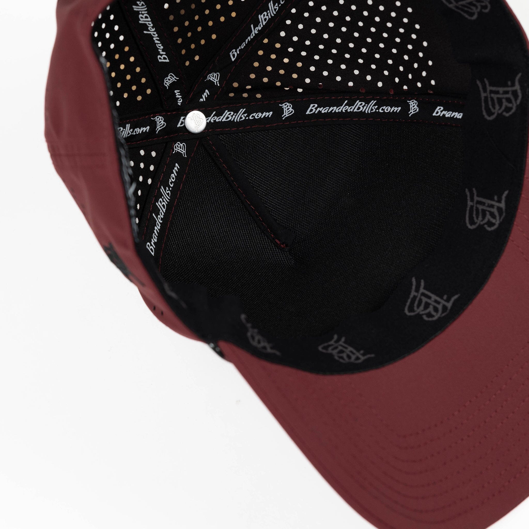 Party Eagle PVC Curved 5 Panel Performance Inside Maroon/Black