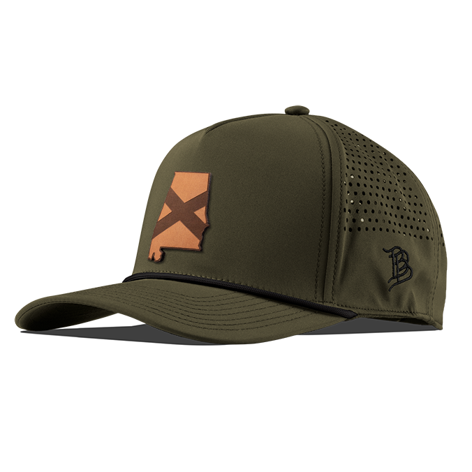 Alabama 22 Curved 5 Panel Performance Loden/Black