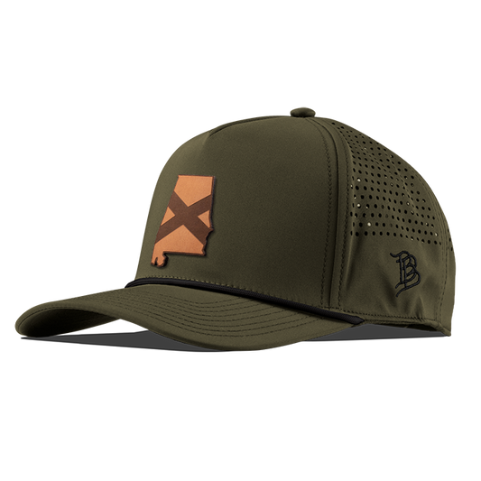 Alabama 22 Curved 5 Panel Performance Loden/Black