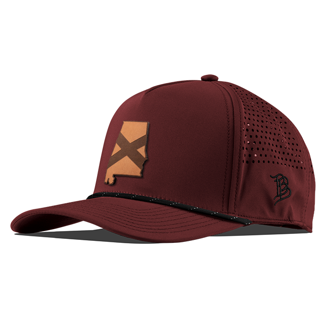 Alabama 22 Curved 5 Panel Performance Maroon/Black