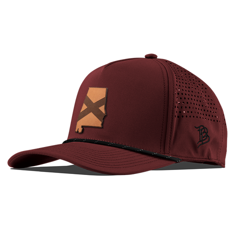 Alabama 22 Curved 5 Panel Performance Maroon/Black