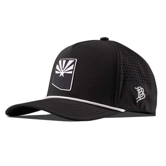 Arizona Vintage Curved 5 Panel Performance Black