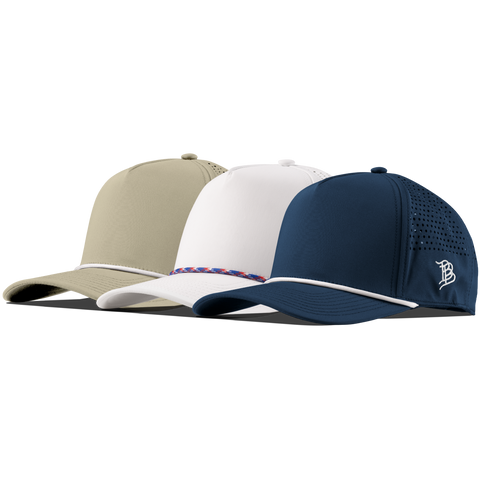 Bare Curved 5 Panel Performance 3-Pack Desert + White RWB + Orion