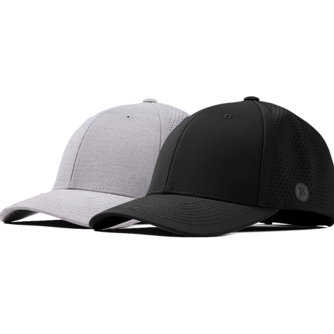 Bare Elite Curved 2-Pack Black + Heather Gray