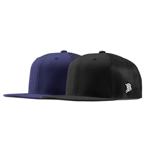 Bare Flat Trucker 2-Pack Navy + Black
