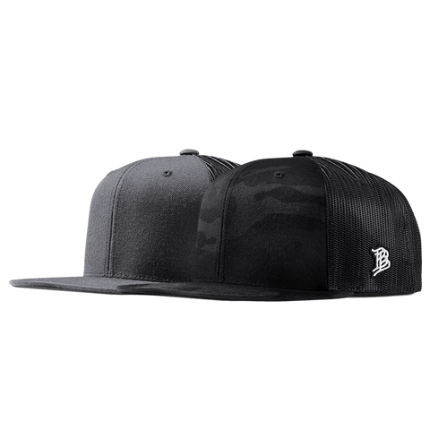 Bare Flat Trucker 2-Pack Multicam + Charcoal
