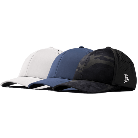 Bare Curved Performance 3-Pack White + Navy + Multicam