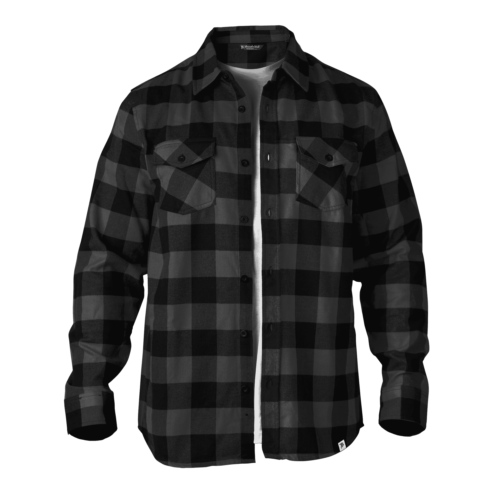 Journeyman Flannel Front Charcoal