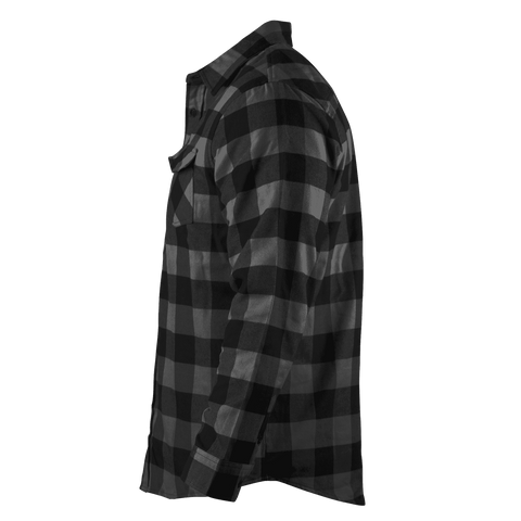 Journeyman Flannel Side Charcoal