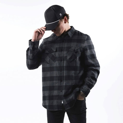 Journeyman Flannel Lifestyle Charcoal