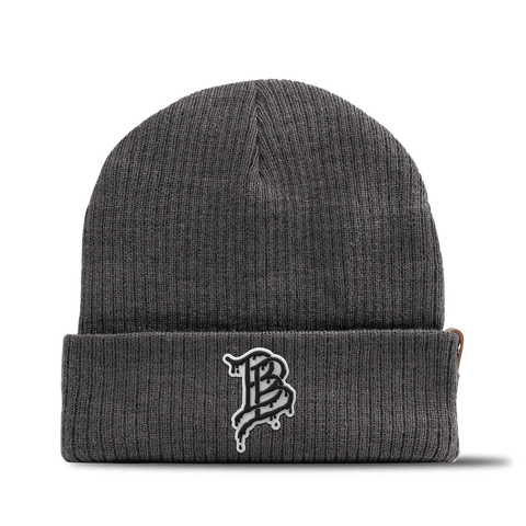 BB Drip PVC Essential Beanie Charcoal