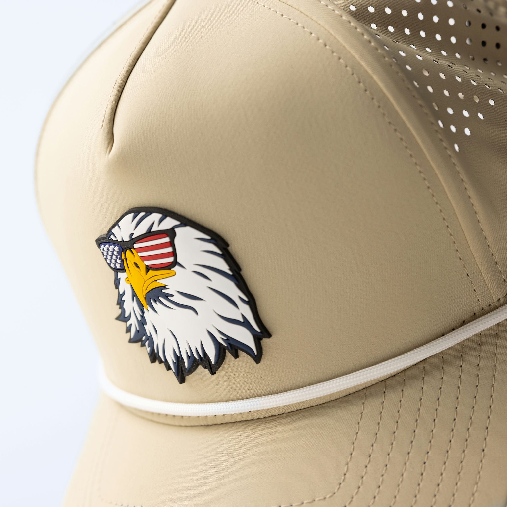 Party Eagle PVC Curved 5 Panel Performance Detail Desert/White