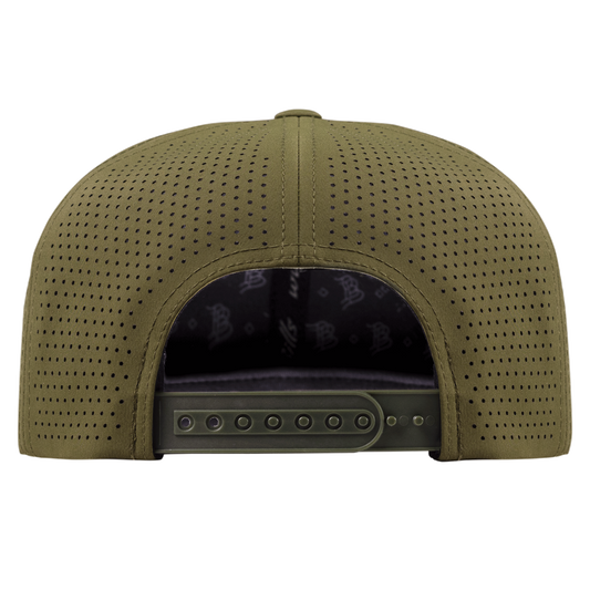 Green Camo Glory PVC Elite Curved Back Loden