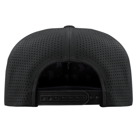 Flower Skull PVC Elite Classic Back Black 