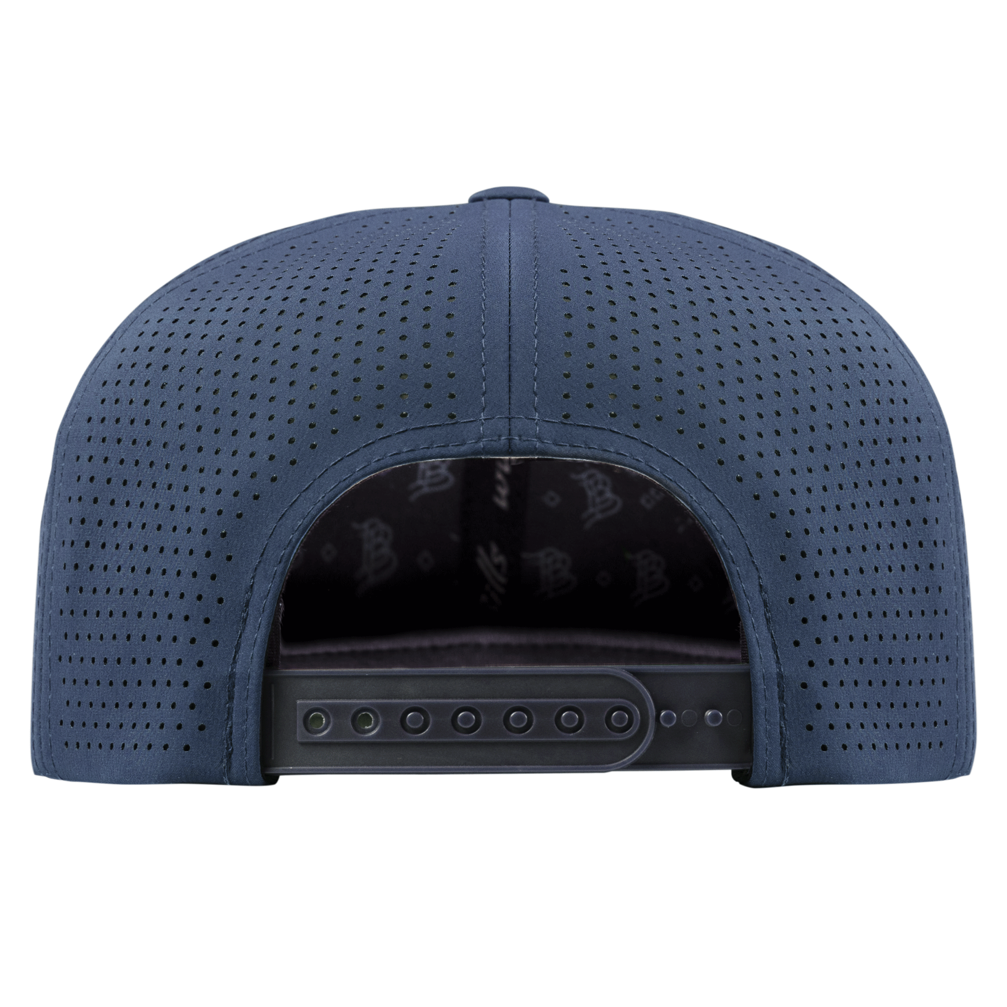 Flower Skull PVC Elite Classic Back Navy 