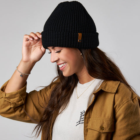 Bare Elite Beanie Female Model Black