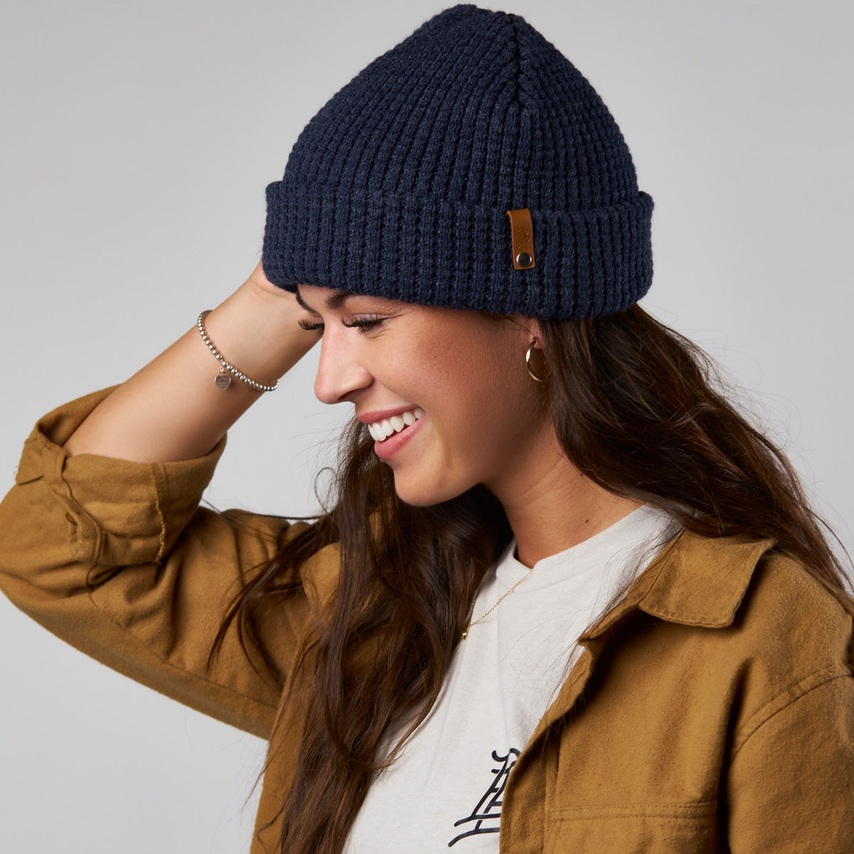 Bare Elite Beanie Female Model Navy