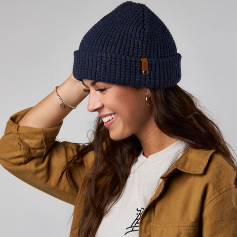 Bare Elite Beanie Female Model Navy