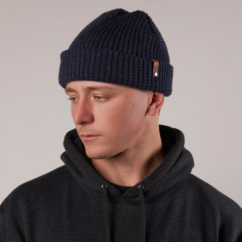 Bare Elite Beanie Male Model Navy