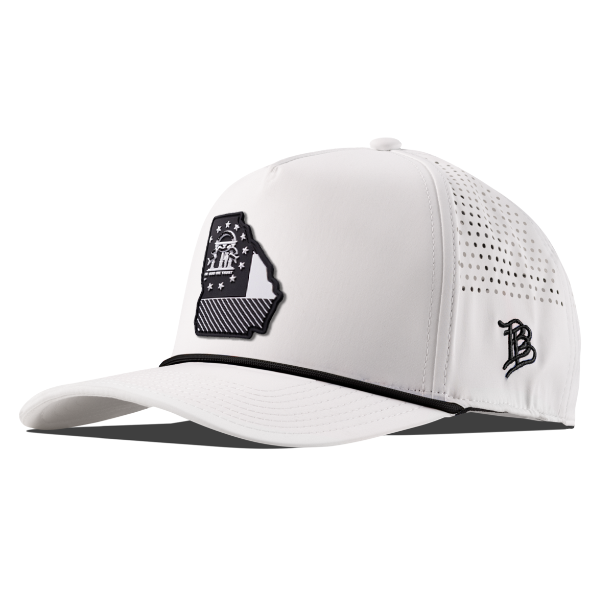 Georgia Vintage Curved 5 Panel Performance White