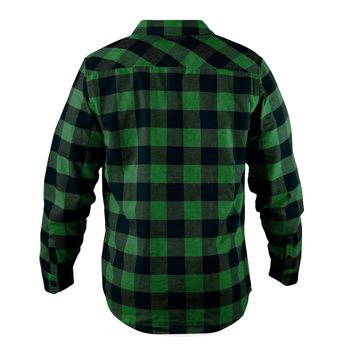 The Journeyman Flannel Back Kelly Green