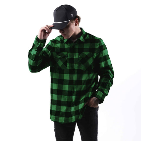 The Journeyman Flannel Lifestyle Kelly Green