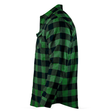 The Journeyman Flannel Side Kelly Green