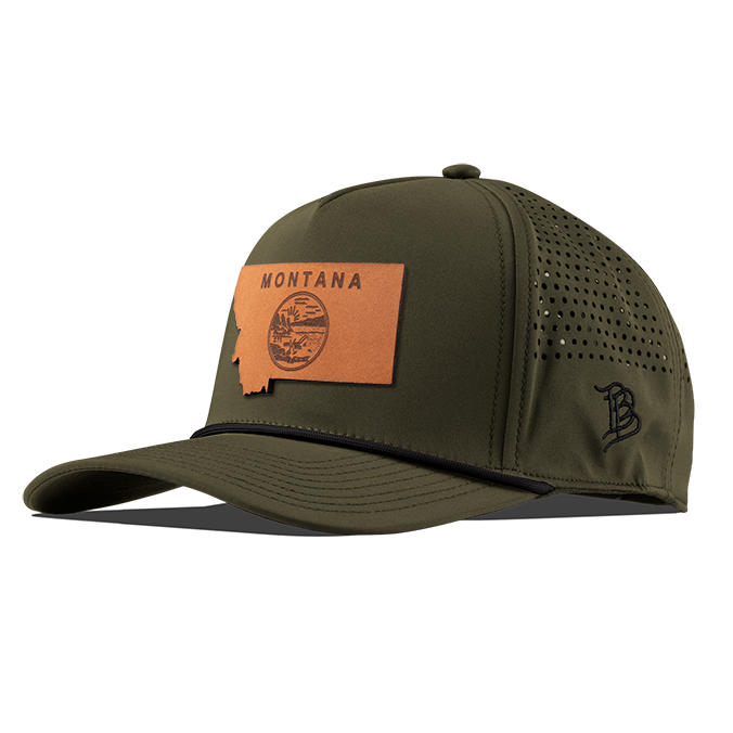 Montana 41 Tan Curved 5 Panel Performance Loden/Black