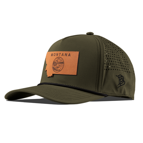 Montana 41 Tan Curved 5 Panel Performance Loden/Black