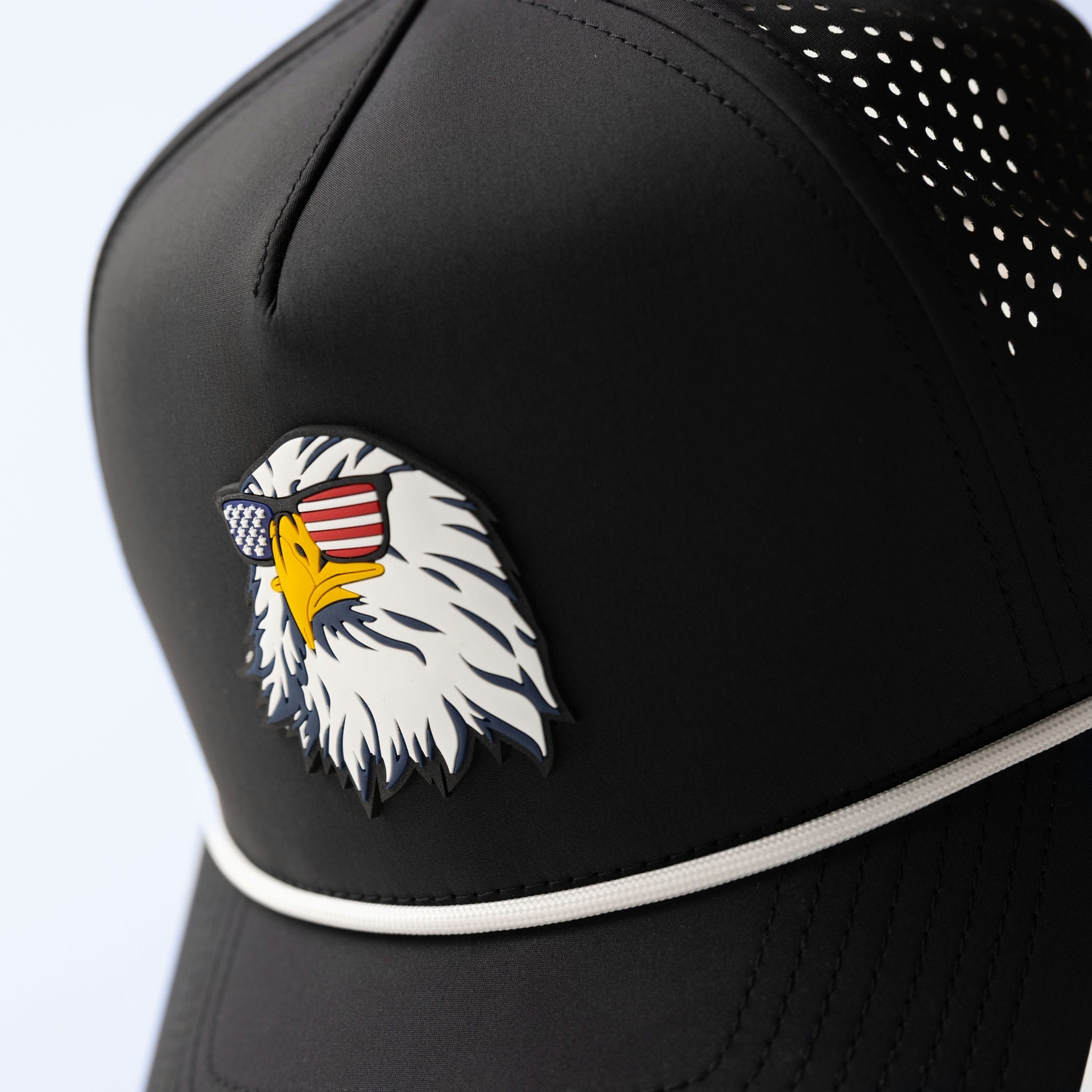 Party Eagle PVC Curved 5 Panel Performance Detail Black/White