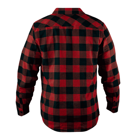 Journeyman Flannel Back Red | hover: