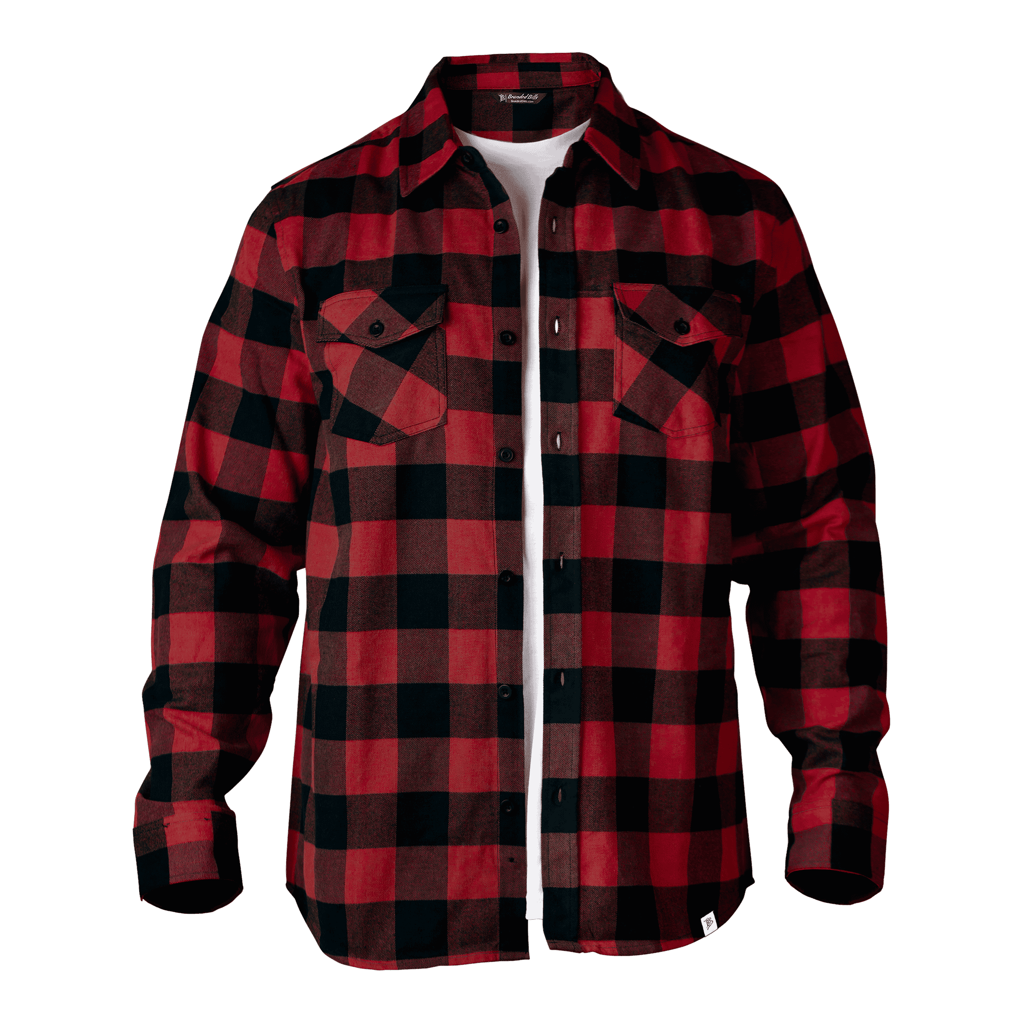 Journeyman Flannel Front Red