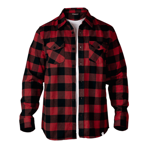 Journeyman Flannel Front Red