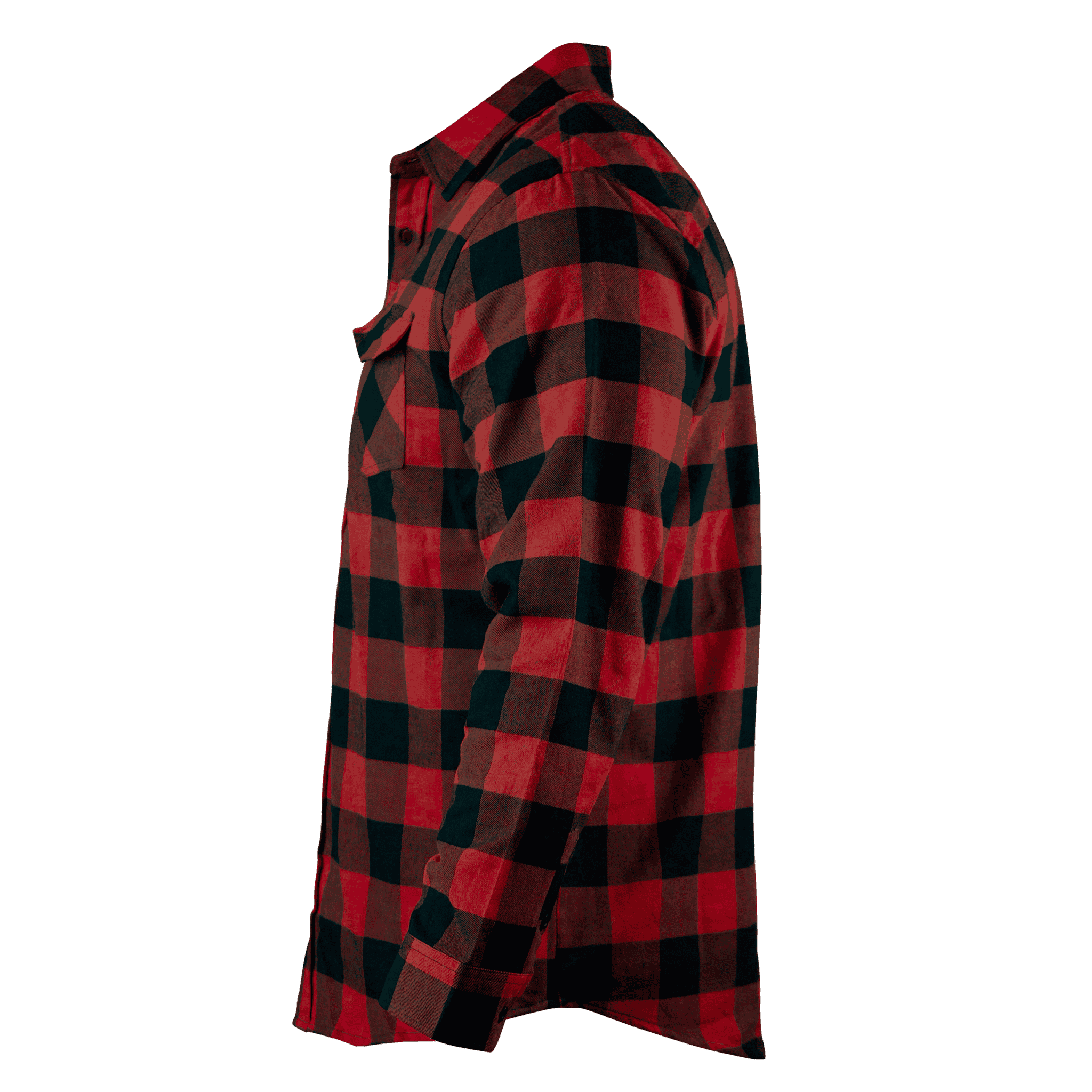 Journeyman Flannel Side Red